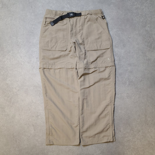 The North Face convertible trousers in beige - large