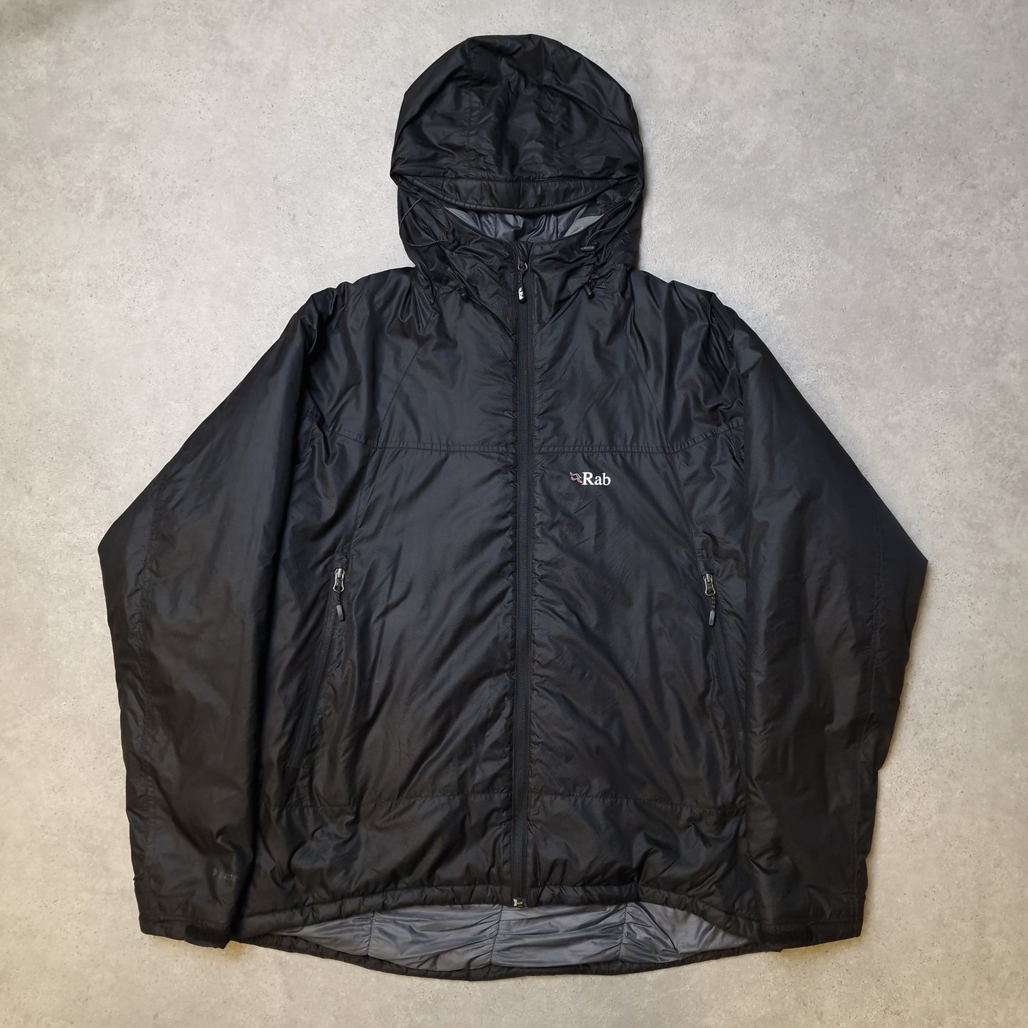 Rab photon jacket in black - XXL