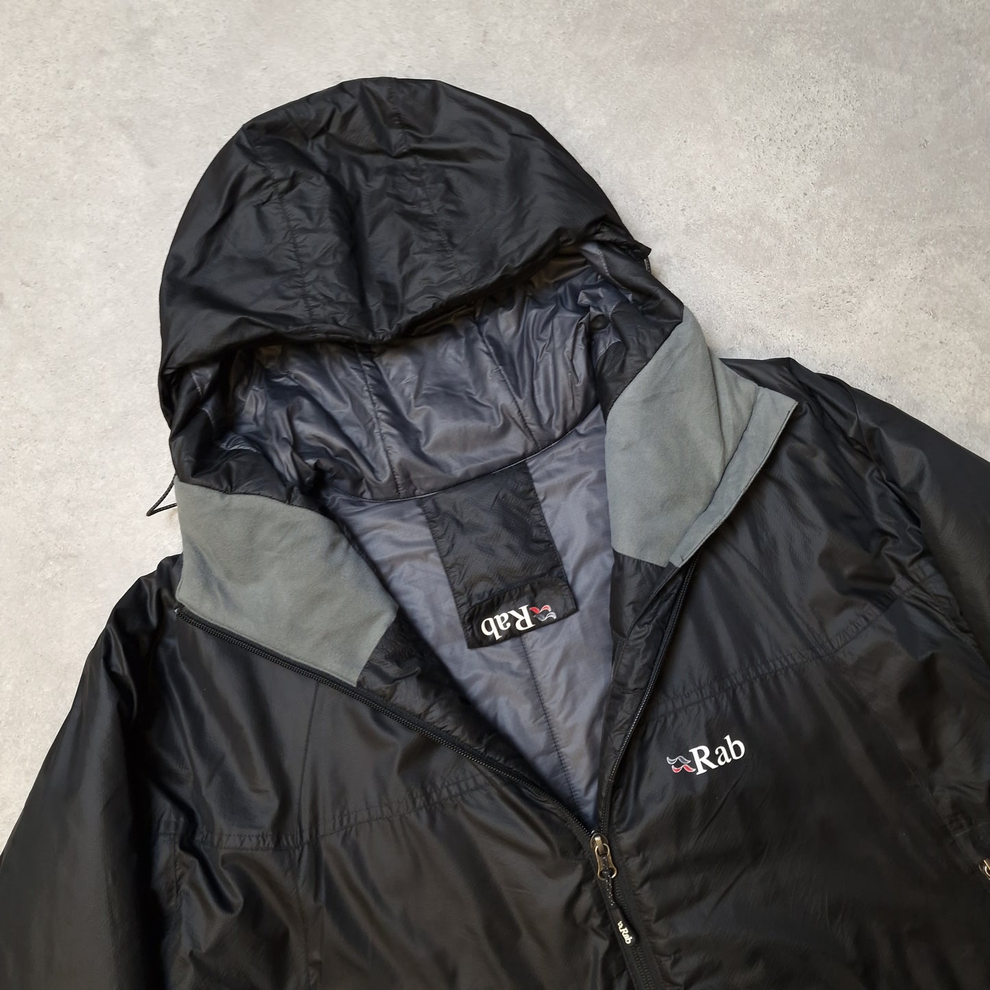 Rab photon jacket in black - XXL