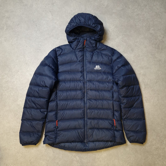 Mountain Equipment Skyline down jacket in blue - S/M