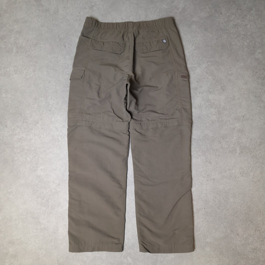 The North Face convertible trousers in khaki green - medium