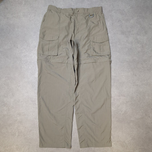 Columbia PFG convertible trousers in khaki green - large