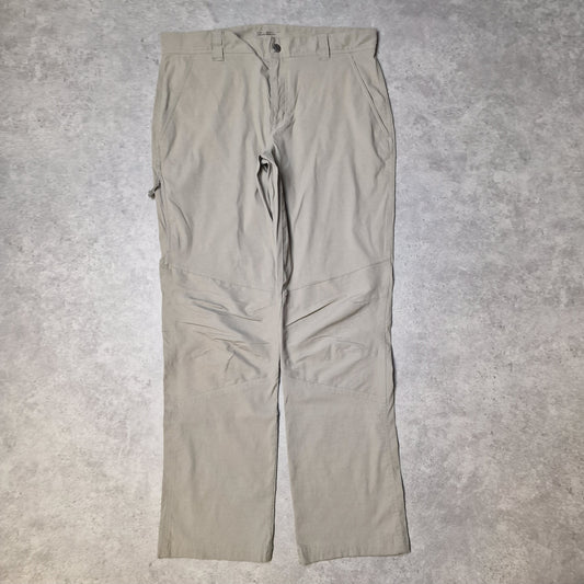 Columbia omni shield trousers in beige - W34"