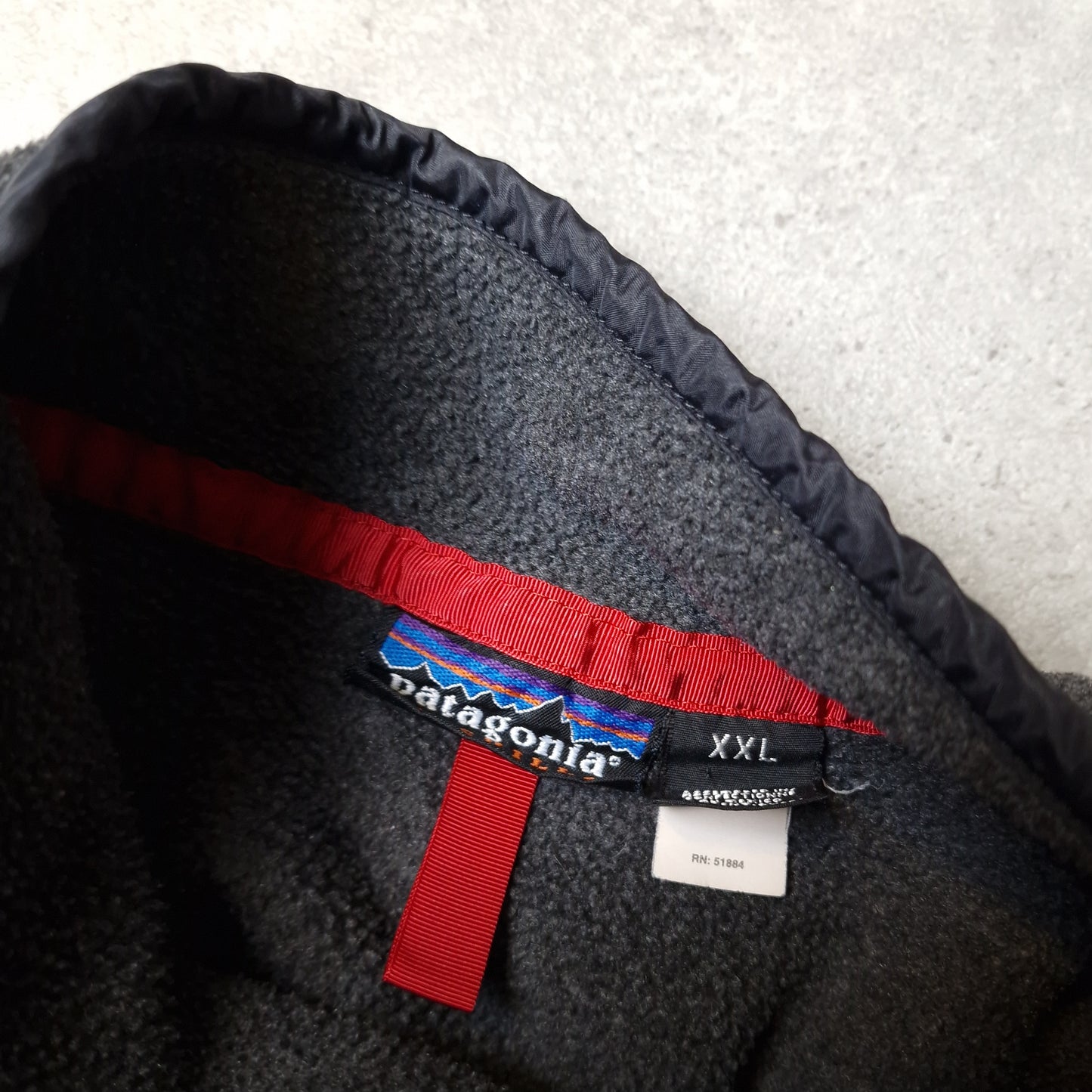 90s Patagonia synchilla snap t fleece in grey - XXL