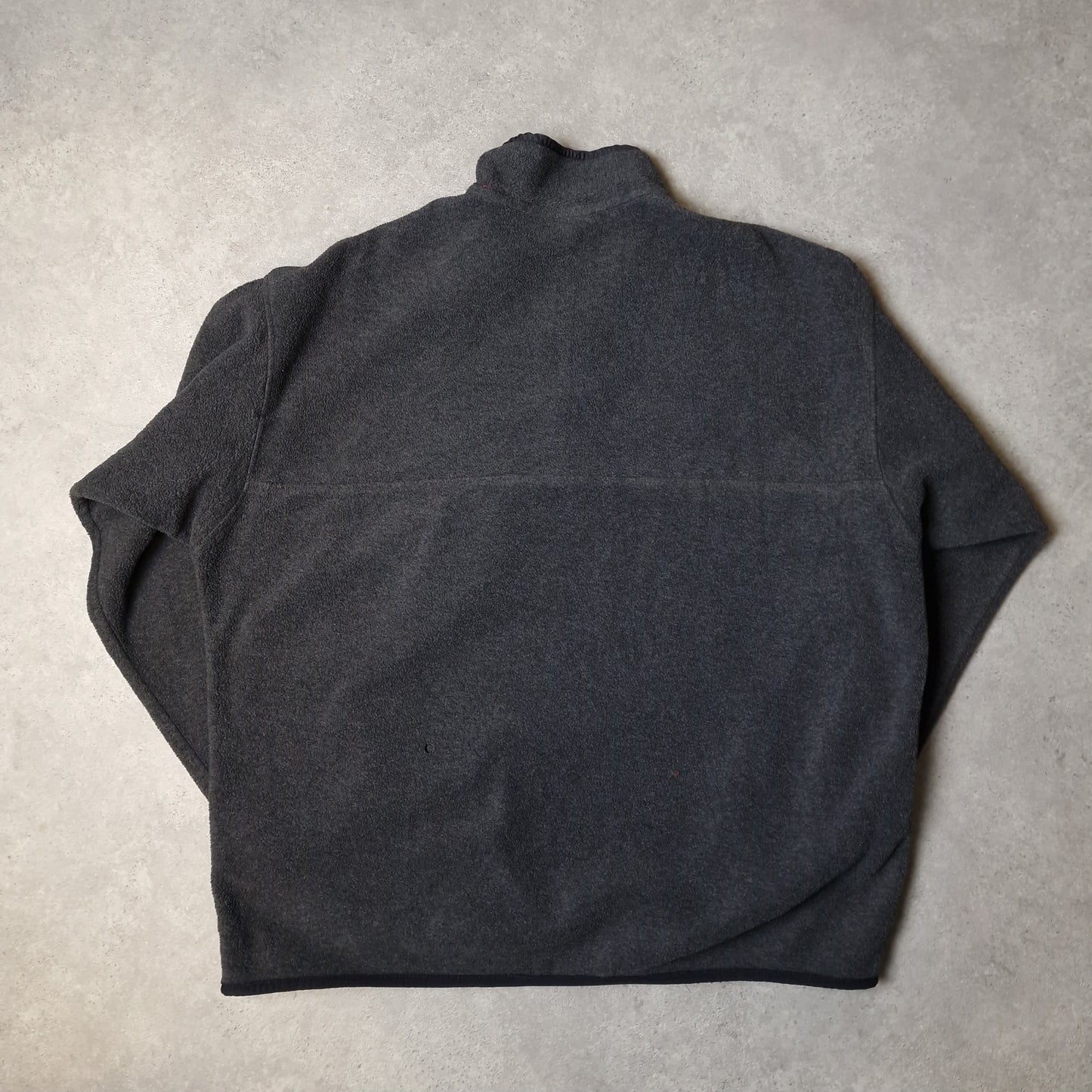 90s Patagonia synchilla snap t fleece in grey - XXL