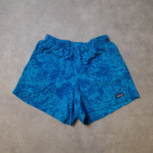 Patagonia patterned baggies in blue - XS