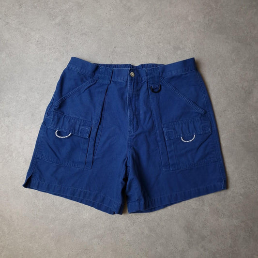 Vintage columbia pfg shorts. Cargo style in navy blue